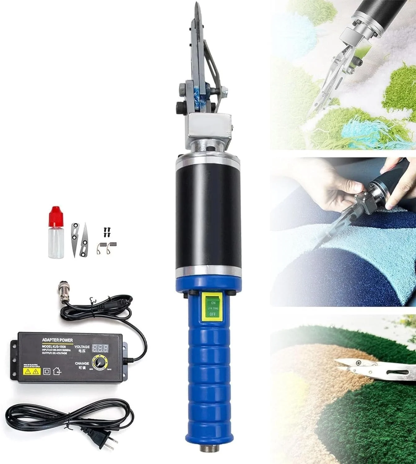 قیچی حکاکی برقی فرش و قالی X&Z-XAOY با سرعت قابل تنظیم 0 تا 4000 دور در دقیقه، برش دهنده پارچه، حکاکی، پیرایش، قیچی مدل سازی، لوازم توفینگ برای برش پارچه و صنایع دستی قیچی حکاکی برقی فرش و قالی X&Z-XAOY با سرعت قابل تنظیم 0 تا 4000 دور در دقیقه، برش دهنده پارچه، حکاکی، پیرایش، قیچی مدل سازی، لوازم توفینگ برای برش پارچه و صنایع دستی