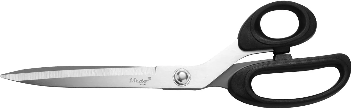 قیچی همه کاره کلاسیک YYDSBAYS، استیل ضد زنگ، چند منظوره برای کاغذ، خیاطی، پارچه دوزی، چرم، قیچی خیاطی حرفه ای، 10 اینچ (25.2 سانتی متر)، مشکی، تیغه بلند قیچی همه کاره کلاسیک YYDSBAYS، استیل ضد زنگ، چند منظوره برای کاغذ، خیاطی، پارچه دوزی، چرم، قیچی خیاطی حرفه ای، 10 اینچ (25.2 سانتی متر)، مشکی، تیغه بلند