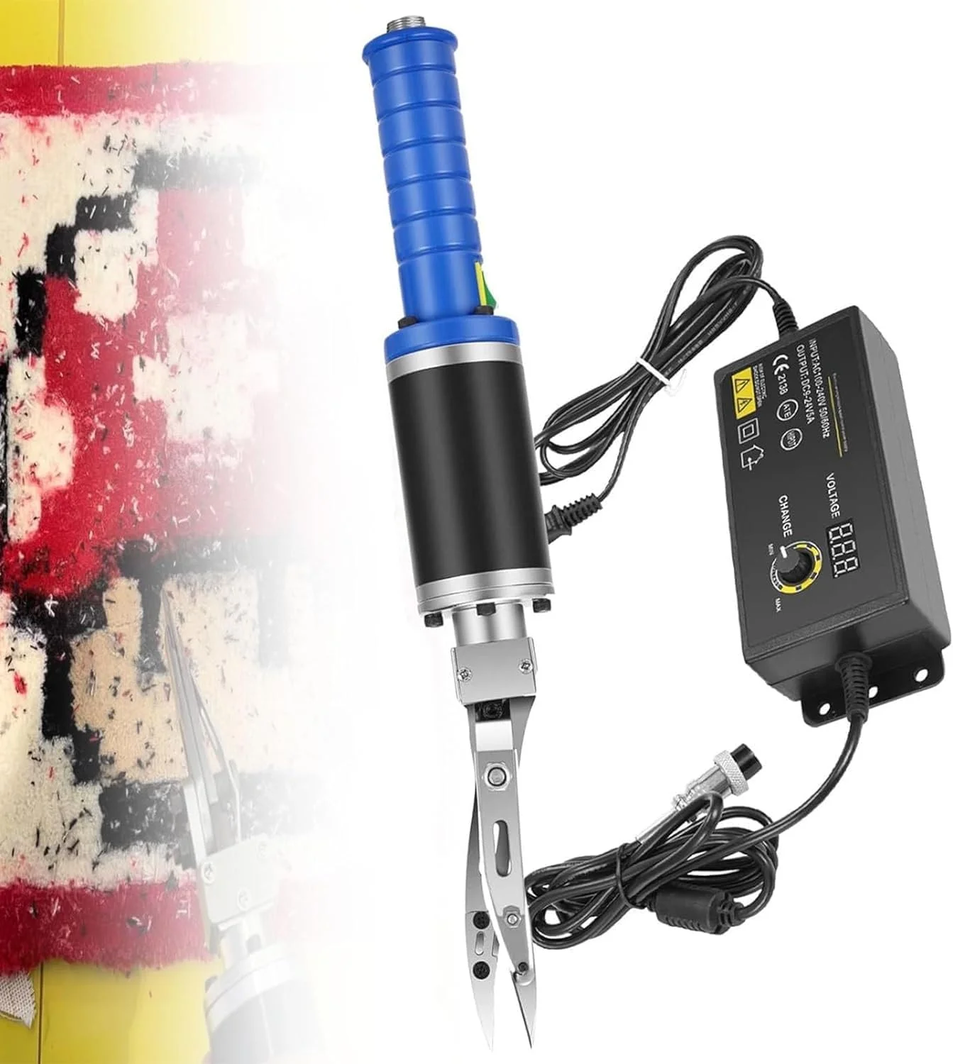 قیچی حکاکی فرش برقی X&Z-XAOY، قیچی های حکاکی تافتینگ، قیچی خیاطی، کنده کار فرش، برش پارچه 0~4000 دور در دقیقه قابل تنظیم، قیچی پیرایش، 200 وات قیچی حکاکی فرش برقی X&Z-XAOY، قیچی های حکاکی تافتینگ، قیچی خیاطی، کنده کار فرش، برش پارچه 0~4000 دور در دقیقه قابل تنظیم، قیچی پیرایش، 200 وات