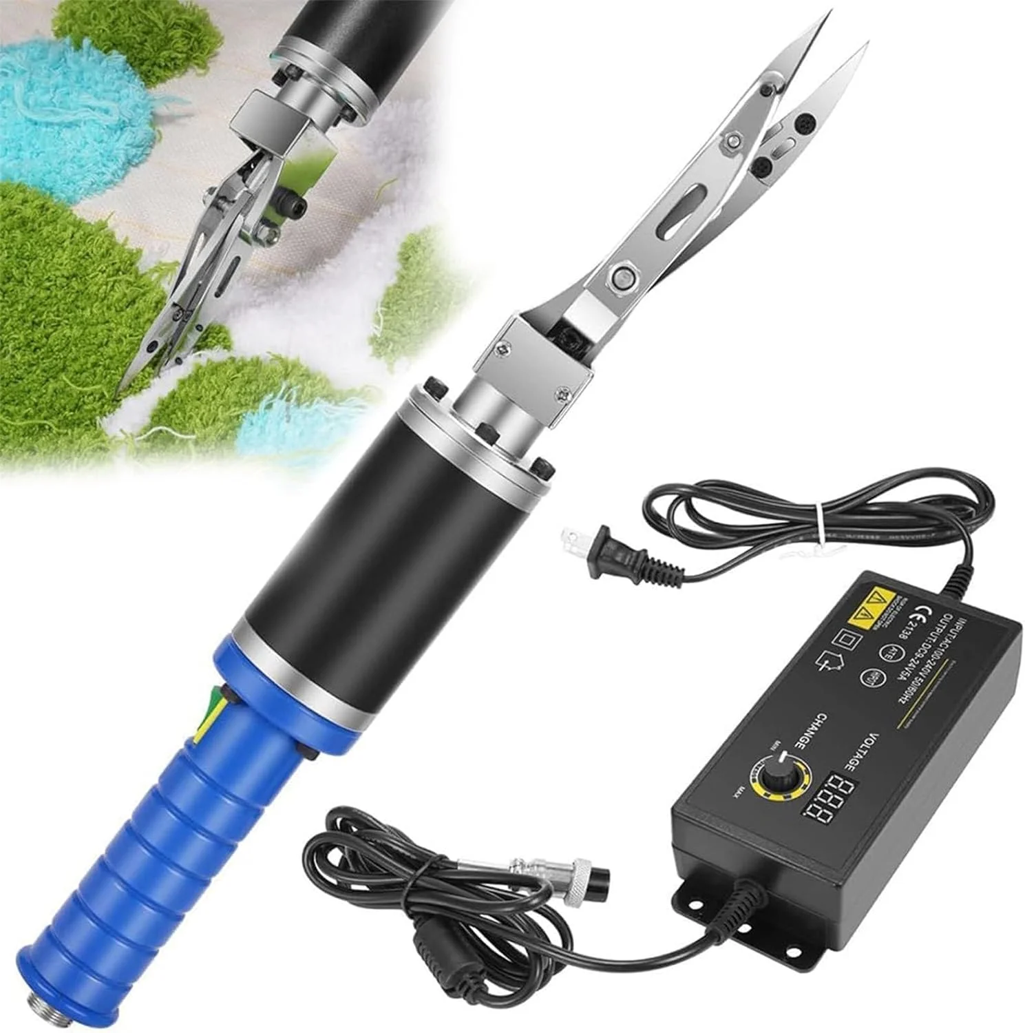 قیچی حکاکی فرش برقی X&Z-XAOY، قیچی خیاطی برقی برای پرز دادن، حکاکی فرش، برش پارچه، 0 تا 4000 دور در دقیقه، قیچی پیرایش قابل تنظیم برای خیاطی، صنایع دستی، برش پارچه قیچی حکاکی فرش برقی X&Z-XAOY، قیچی خیاطی برقی برای پرز دادن، حکاکی فرش، برش پارچه، 0 تا 4000 دور در دقیقه، قیچی پیرایش قابل تنظیم برای خیاطی، صنایع دستی، برش پارچه