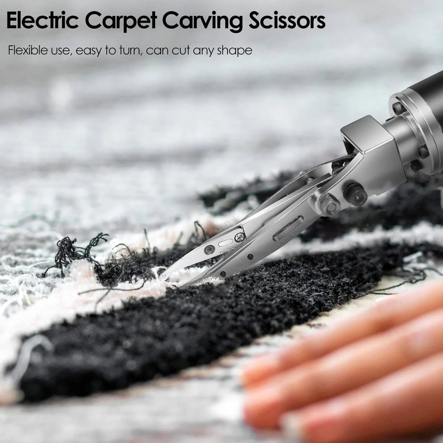 قیچی حکاکی فرش برقی X&Z-XAOY، قیچی های حکاکی تافتینگ، قیچی خیاطی، کنده کار فرش، برش پارچه 0~4000 دور در دقیقه قابل تنظیم، قیچی پیرایش، 200 وات قیچی حکاکی فرش برقی X&Z-XAOY، قیچی های حکاکی تافتینگ، قیچی خیاطی، کنده کار فرش، برش پارچه 0~4000 دور در دقیقه قابل تنظیم، قیچی پیرایش، 200 وات