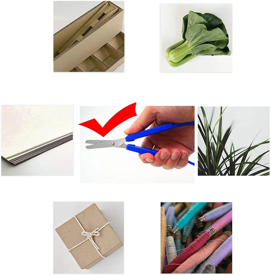 قیچی حلقه ای YUTOU بسته 2 عددی، قیچی برش تطبیقی، قیچی با دسته برای کودکان، تیغه ایمنی، نوک گرد، پشتیبانی از راست دست و چپ دست، دسته های فشاری با باز شدن آسان، مناسب برای سالمندان و افراد با نیازهای ویژه (آبی) قیچی حلقه ای YUTOU بسته 2 عددی، قیچی برش تطبیقی، قیچی با دسته برای کودکان، تیغه ایمنی، نوک گرد، پشتیبانی از راست دست و چپ دست، دسته های فشاری با باز شدن آسان، مناسب برای سالمندان و افراد با نیازهای ویژه (آبی)