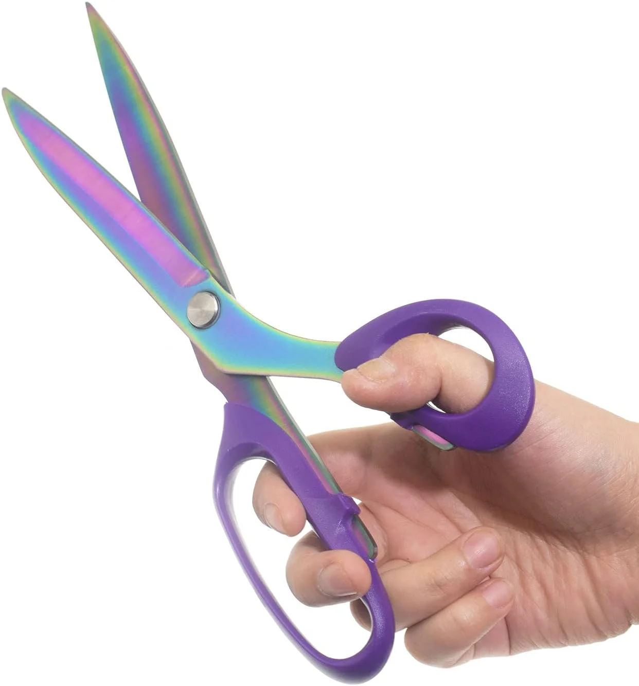 قیچی پارچه یوتونر، قیچی خیاطی استیل ضد زنگ با روکش تیتانیوم رنگارنگ و سنگین، قیچی حرفه ای برای خیاطی پارچه، چرم و لباس (10 اینچ) قیچی پارچه یوتونر، قیچی خیاطی استیل ضد زنگ با روکش تیتانیوم رنگارنگ و سنگین، قیچی حرفه ای برای خیاطی پارچه، چرم و لباس (10 اینچ)