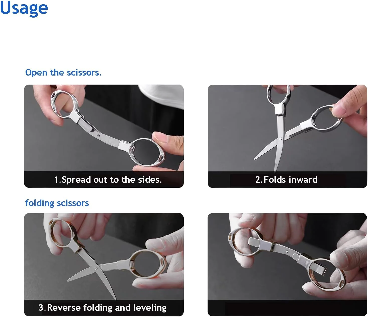 قیچی تاشو کوچک YVAOG، قیچی کوچک جمع شونده استیل ضد زنگ برای خانه، محل کار و مسافرت، مجموعه 2 عددی قیچی تاشو کوچک YVAOG، قیچی کوچک جمع شونده استیل ضد زنگ برای خانه، محل کار و مسافرت، مجموعه 2 عددی