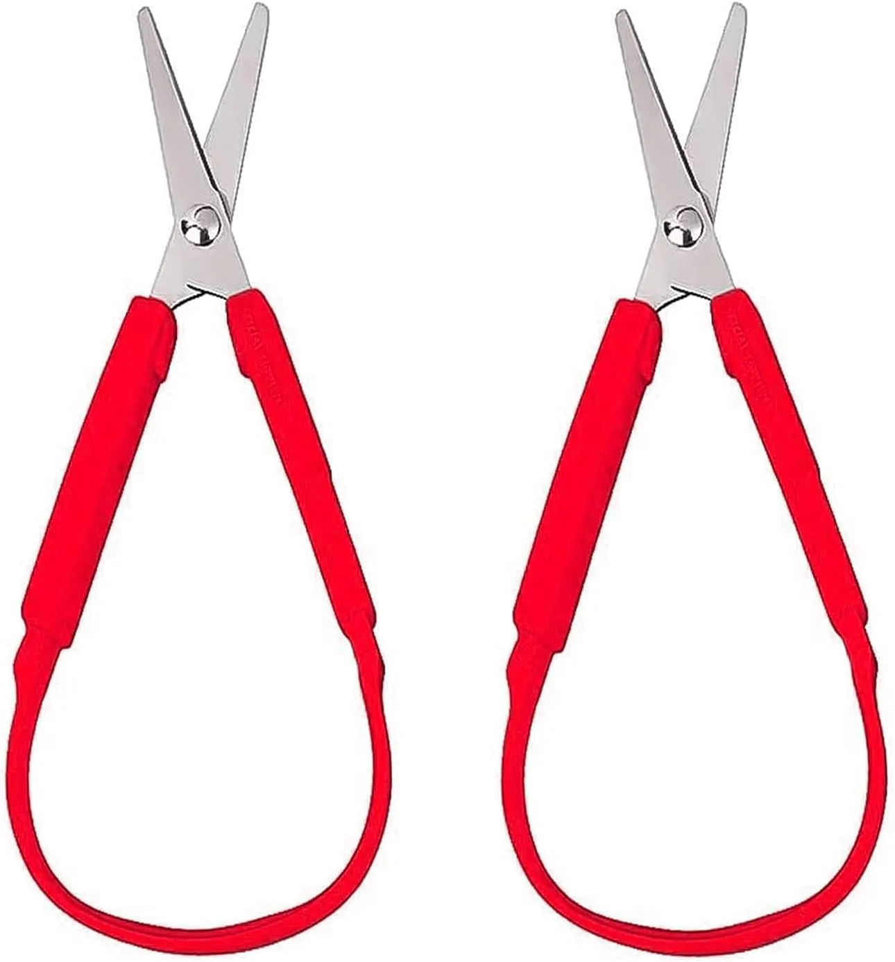 قیچی های حلقه ای YUTOU بسته 2 عددی، قیچی برش تطبیقی، قیچی با دسته برای کودکان، تیغه ایمنی، نوک گرد، پشتیبانی از راست دست و چپ دست، دسته های فشاری با باز شدن آسان، مناسب برای سالمندان و افراد با نیازهای ویژه (قرمز) (2 عدد) قیچی های حلقه ای YUTOU بسته 2 عددی، قیچی برش تطبیقی، قیچی با دسته برای کودکان، تیغه ایمنی، نوک گرد، پشتیبانی از راست دست و چپ دست، دسته های فشاری با باز شدن آسان، مناسب برای سالمندان و افراد با نیازهای ویژه (قرمز) (2 عدد)