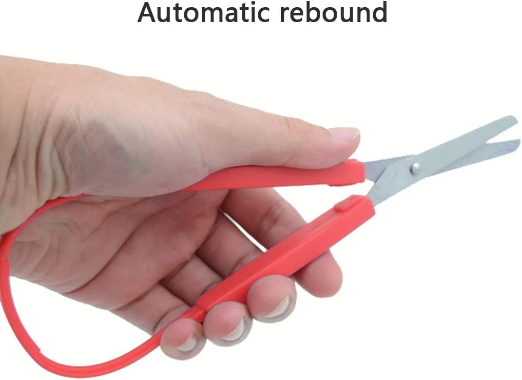 قیچی های حلقه ای YUTOU بسته 2 عددی، قیچی برش تطبیقی، قیچی با دسته برای کودکان، تیغه ایمنی، نوک گرد، پشتیبانی از راست دست و چپ دست، دسته های فشاری با باز شدن آسان، مناسب برای سالمندان و افراد با نیازهای ویژه (قرمز) (2 عدد) قیچی های حلقه ای YUTOU بسته 2 عددی، قیچی برش تطبیقی، قیچی با دسته برای کودکان، تیغه ایمنی، نوک گرد، پشتیبانی از راست دست و چپ دست، دسته های فشاری با باز شدن آسان، مناسب برای سالمندان و افراد با نیازهای ویژه (قرمز) (2 عدد)