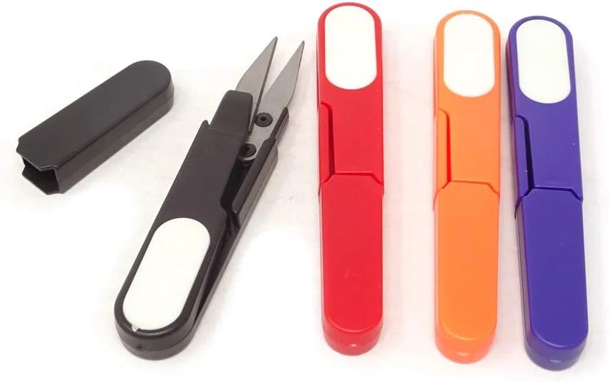 یوئتون 4 عدد قیچی قابل حمل رنگارنگ ابزار برش در فضای باز با درپوش، قیچی U شکل برش نخ مهره، قیچی نخ ماهیگیری، قیچی خیاطی صنایع دستی یوئتون 4 عدد قیچی قابل حمل رنگارنگ ابزار برش در فضای باز با درپوش، قیچی U شکل برش نخ مهره، قیچی نخ ماهیگیری، قیچی خیاطی صنایع دستی