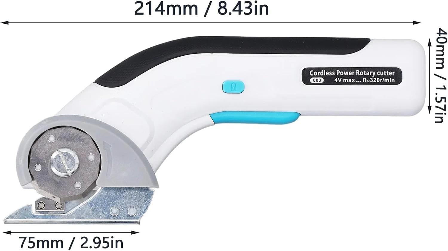 قیچی برقی YUEHISY، برشگر شارژی 4.2 ولت با قفل ایمنی و چراغ LED، برشگر پارچه قدرتمند برای فرش، چرم، نمد، مقوا و صنایع دستی قیچی برقی YUEHISY، برشگر شارژی 4.2 ولت با قفل ایمنی و چراغ LED، برشگر پارچه قدرتمند برای فرش، چرم، نمد، مقوا و صنایع دستی