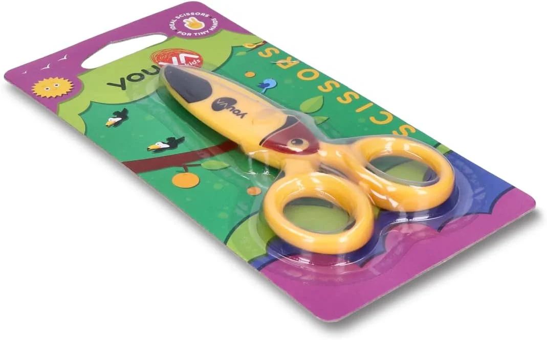 قیچی کودکانه یووا Navneet با طرح حیوانات | بسته 2 عددی، چند رنگ، 35251 قیچی کودکانه یووا Navneet با طرح حیوانات | بسته 2 عددی، چند رنگ، 35251