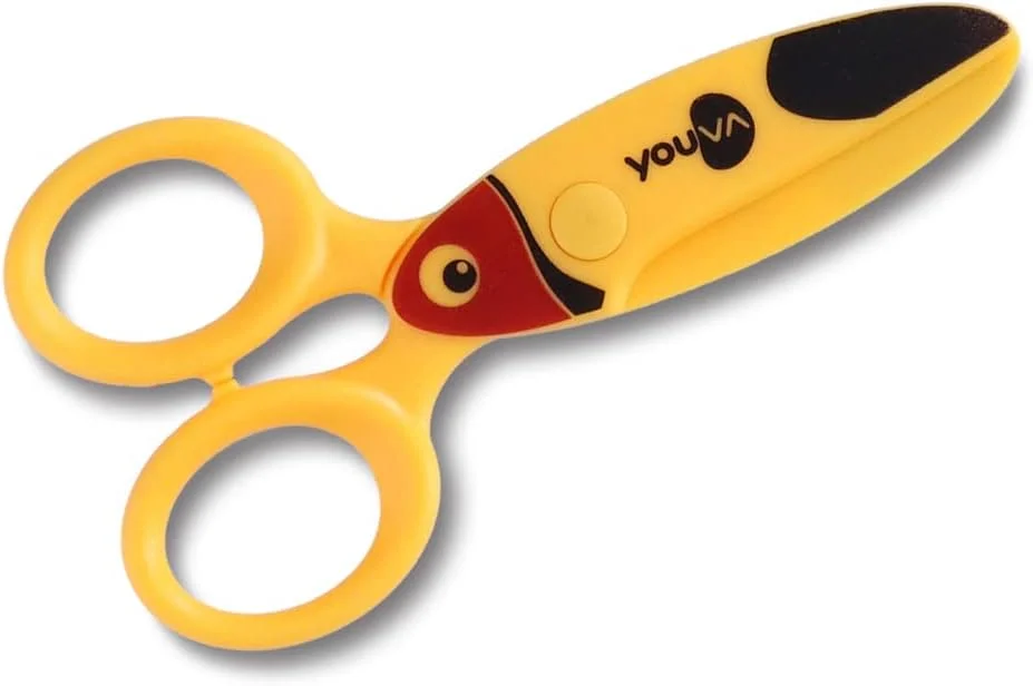 قیچی کودکانه یووا Navneet با طرح حیوانات | بسته 2 عددی، چند رنگ، 35251 قیچی کودکانه یووا Navneet با طرح حیوانات | بسته 2 عددی، چند رنگ، 35251