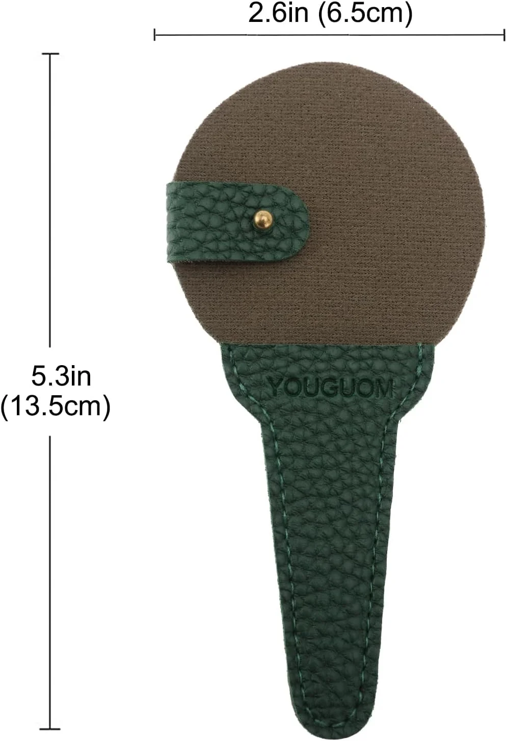 YOUGUOM محافظ قیچی گلدوزی، جلد نگهداری قیچی صنایع دستی، کیف چرمی، 2 عدد سبز