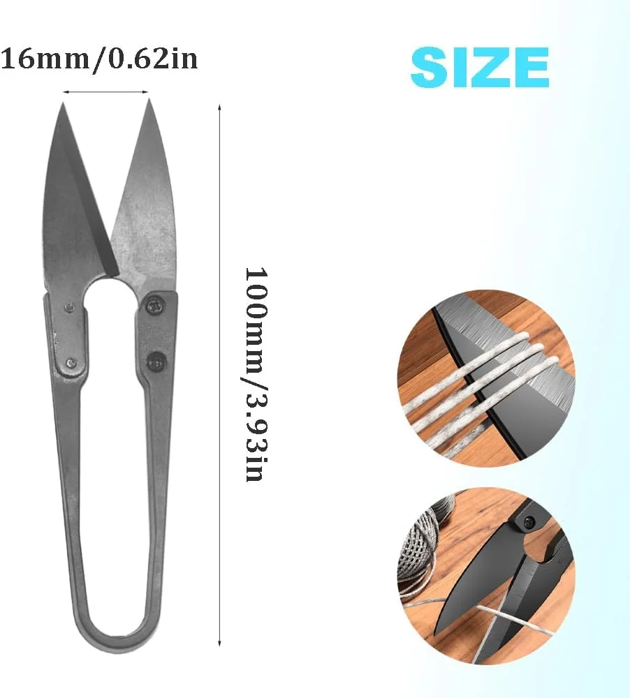 بسته 3 عددی قیچی نخ مشکی کوچک Yosawo برای گلدوزی، خیاطی، قیچی نخ، قیچی نخ کاموا، قیچی کوک (JD) بسته 3 عددی قیچی نخ مشکی کوچک Yosawo برای گلدوزی، خیاطی، قیچی نخ، قیچی نخ کاموا، قیچی کوک (JD)