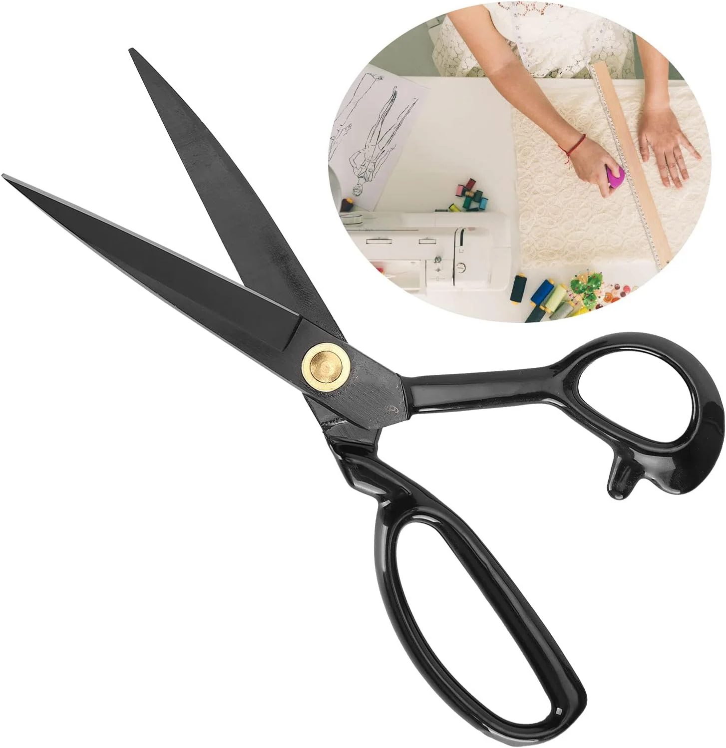 قیچی نخ چین ین کولی، قیچی خیاطی ضد زنگ برای خیاطی و مصارف خانگی قیچی نخ چین ین کولی، قیچی خیاطی ضد زنگ برای خیاطی و مصارف خانگی