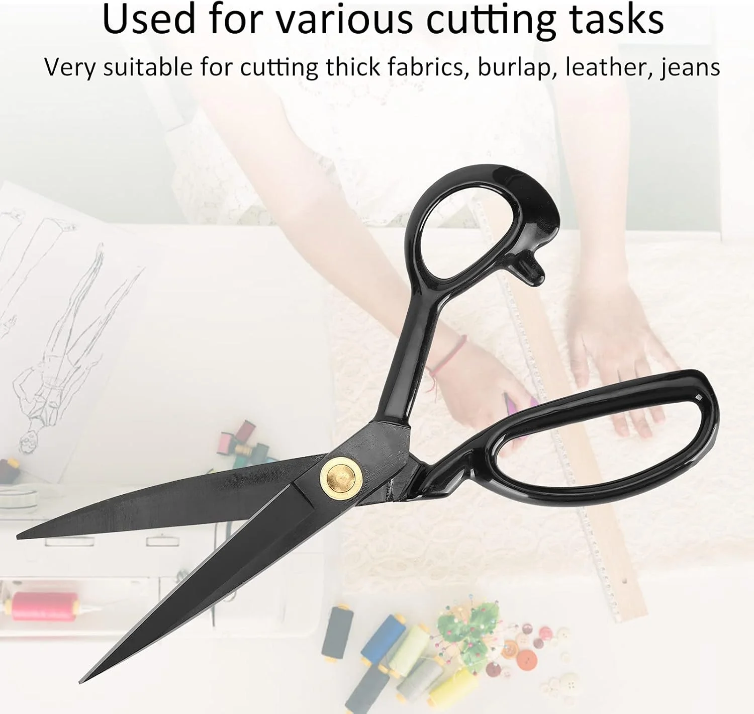 قیچی نخ چین ین کولی، قیچی خیاطی ضد زنگ برای خیاطی و مصارف خانگی قیچی نخ چین ین کولی، قیچی خیاطی ضد زنگ برای خیاطی و مصارف خانگی