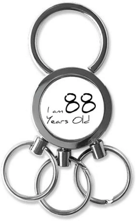 جاکلیدی استیل ضد زنگ طرح "من 88 ساله هستم"، مناسب سالمندان، حلقه جاکلیدی فلزی، گیره جاکلیدی ماشین، هدیه جاکلیدی استیل ضد زنگ طرح "من 88 ساله هستم"، مناسب سالمندان، حلقه جاکلیدی فلزی، گیره جاکلیدی ماشین، هدیه