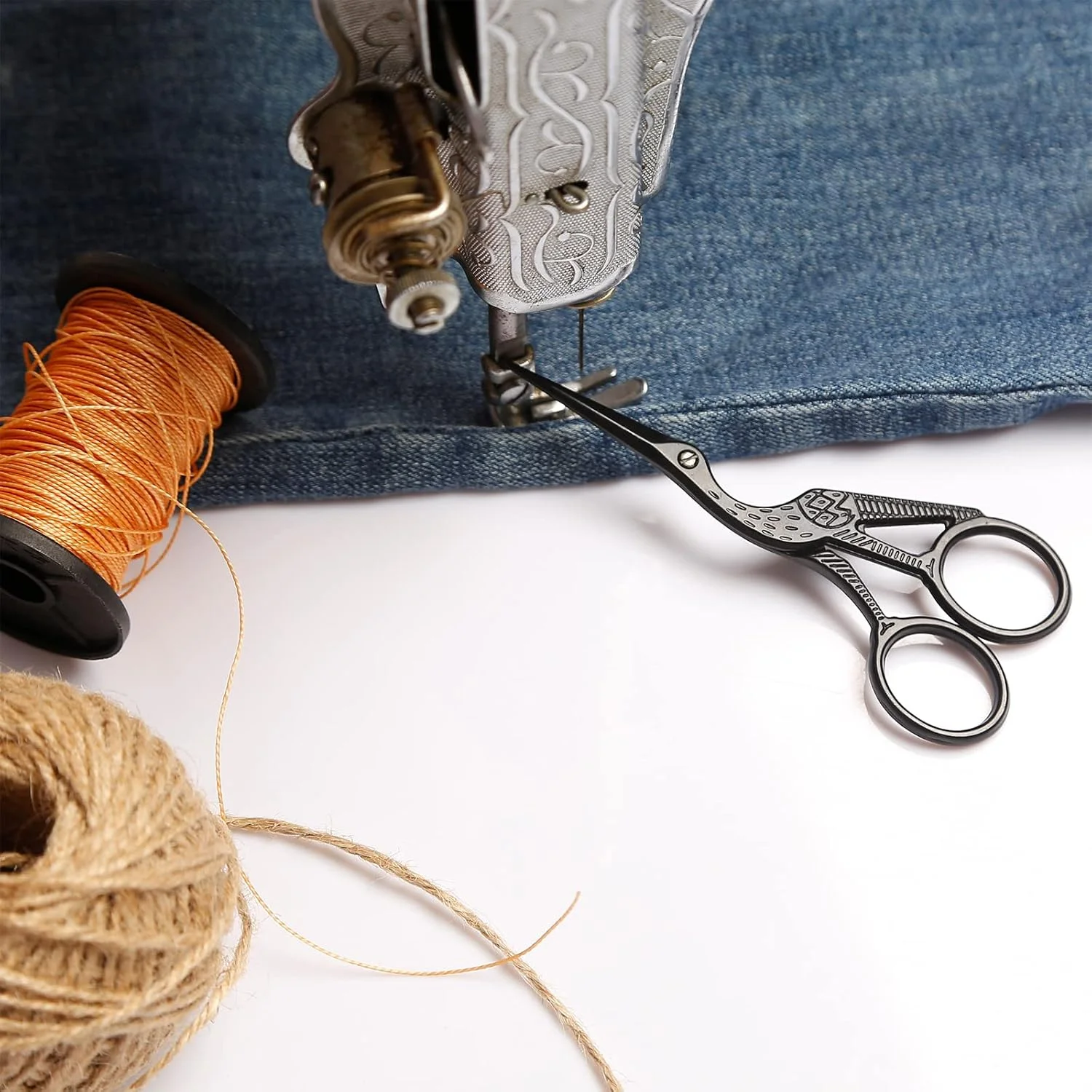 قیچی گلدوزی YJSStriving مدل Stork، 4.5 اینچی، قیچی کوچک خیاطی برای گلدوزی، خیاطی، نخ کشی، سوزن دوزی و استفاده روزانه قیچی گلدوزی YJSStriving مدل Stork، 4.5 اینچی، قیچی کوچک خیاطی برای گلدوزی، خیاطی، نخ کشی، سوزن دوزی و استفاده روزانه