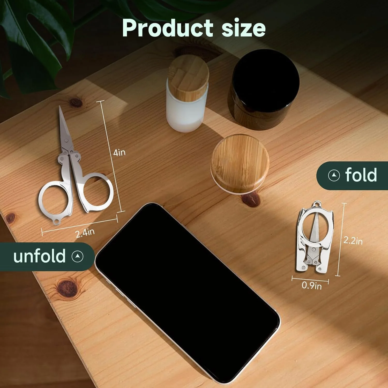 قیچی تاشو یلاجوی، قیچی مسافرتی استیل ضد زنگ جیبی، قیچی تاشو کوچک برای کمپینگ خانگی ماهیگیری پیک نیک، قیچی نقره ای کوچک تیز و قابل حمل (بسته 8 عددی) قیچی تاشو یلاجوی، قیچی مسافرتی استیل ضد زنگ جیبی، قیچی تاشو کوچک برای کمپینگ خانگی ماهیگیری پیک نیک، قیچی نقره ای کوچک تیز و قابل حمل (بسته 8 عددی)