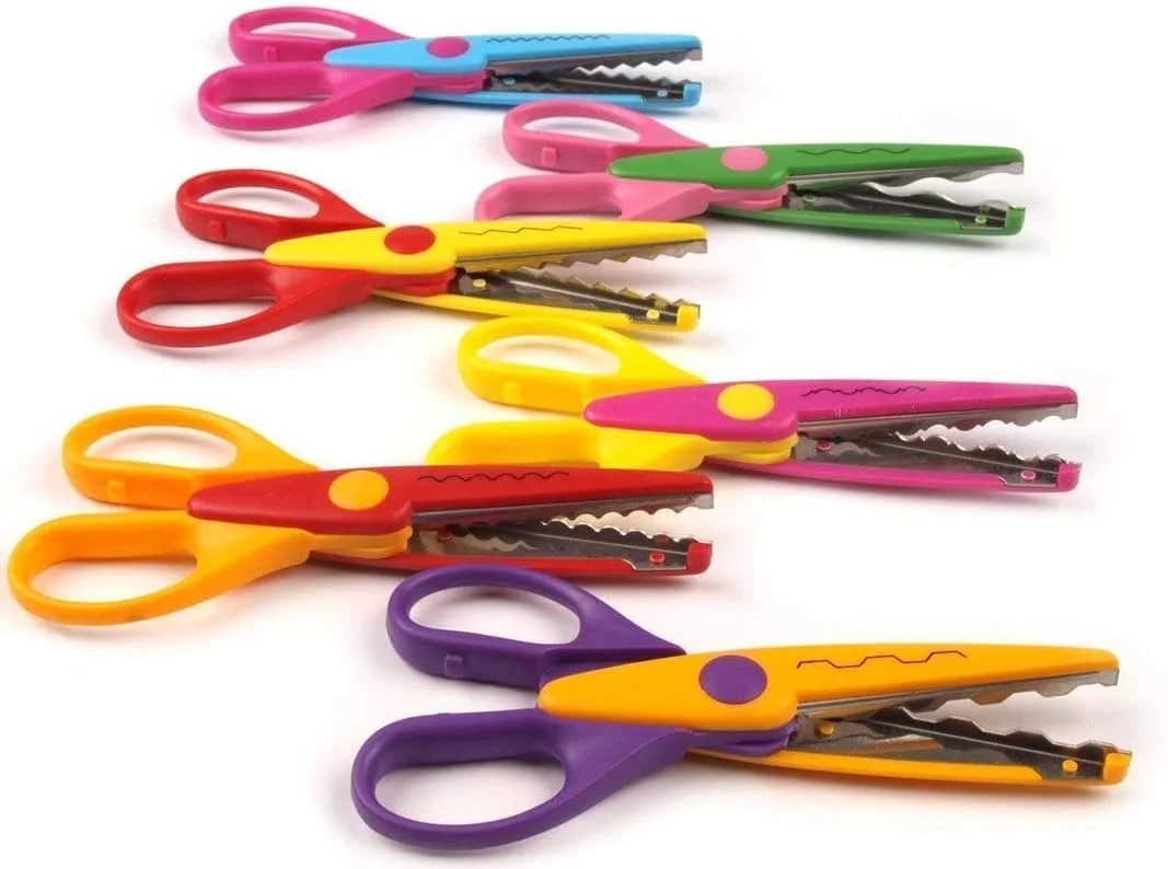 قیچی طرح دار YBN، بسته 6 عددی با طرح های مختلف، قیچی زیگزاگ برای کارهای دستی DIY، کارهای پروژه، حاشیه سازی و اسکرپ بوک، چند رنگ، بسته قیچی طرح دار 6 عددی قیچی طرح دار YBN، بسته 6 عددی با طرح های مختلف، قیچی زیگزاگ برای کارهای دستی DIY، کارهای پروژه، حاشیه سازی و اسکرپ بوک، چند رنگ، بسته قیچی طرح دار 6 عددی