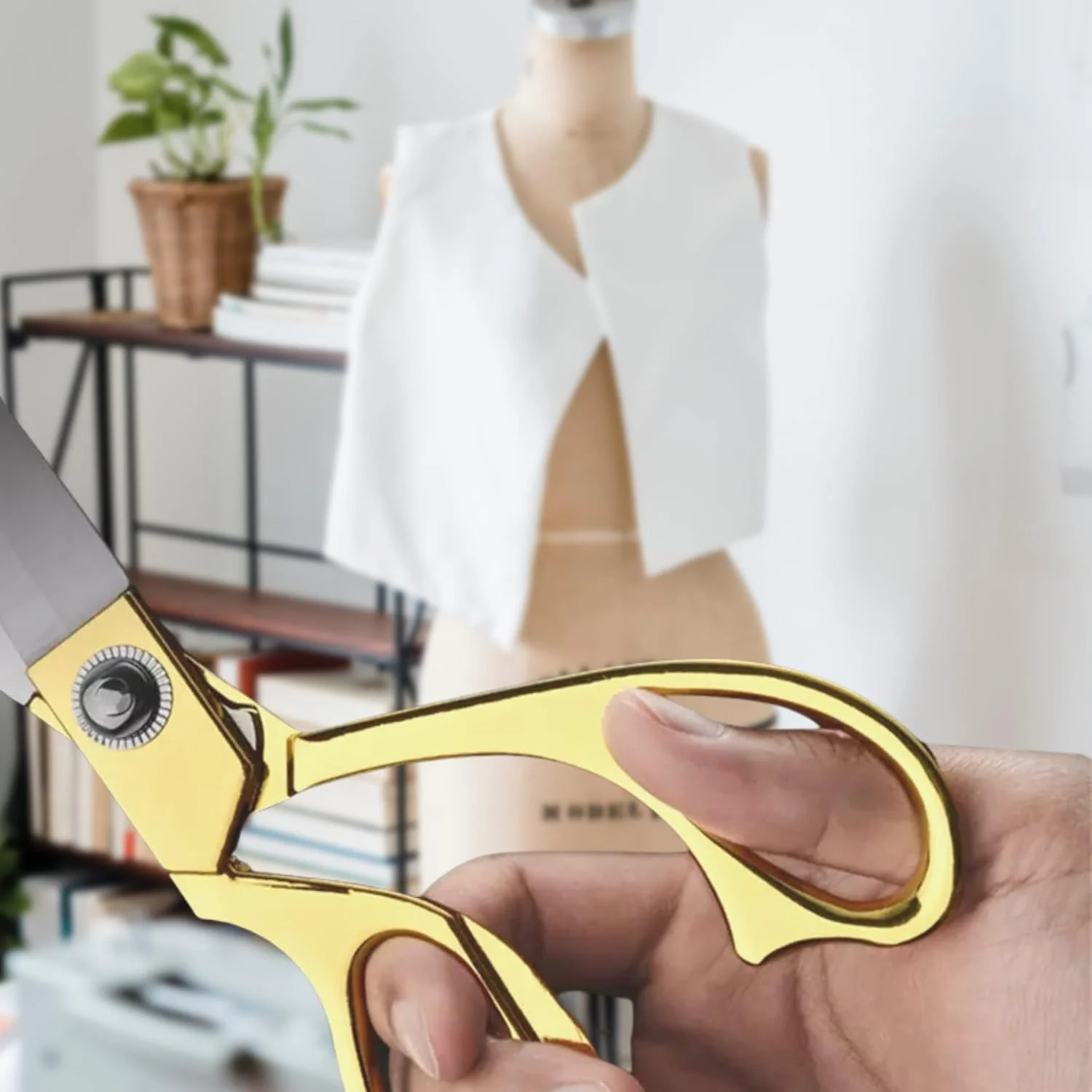 قیچی طلایی YARRD حرفه ای سنگین و تیز 10.5 اینچ قیچی طلایی YARRD حرفه ای سنگین و تیز 10.5 اینچ