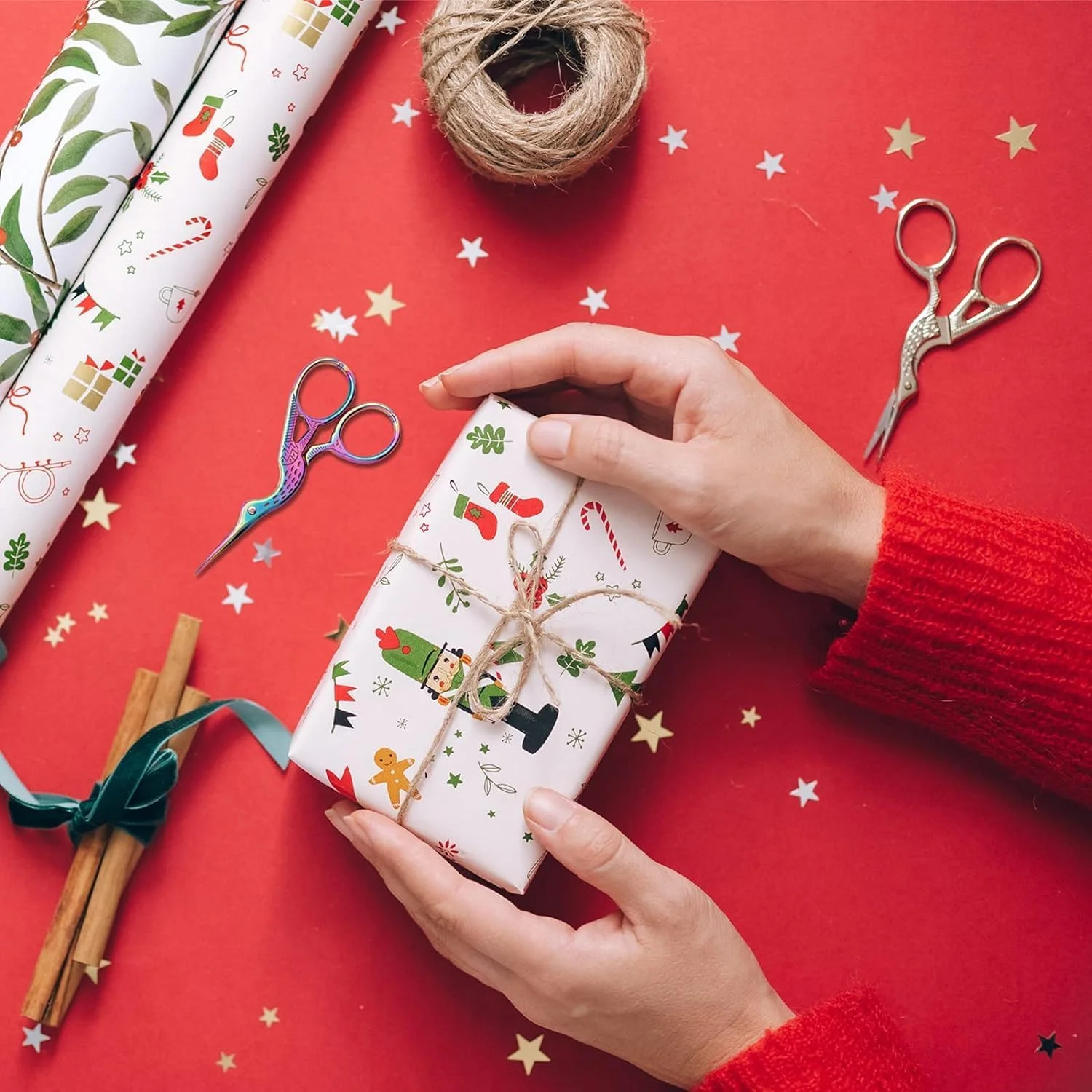 قیچی گلدوزی YANGWEN، 2 عدد قیچی گلدوزی طرح لک لک، قیچی خیاطی لک لک استیل ضد زنگ، قیچی های قدیمی مناسب برای صنایع دستی، گلدوزی، خیاطی، کاردستی DIY قیچی گلدوزی YANGWEN، 2 عدد قیچی گلدوزی طرح لک لک، قیچی خیاطی لک لک استیل ضد زنگ، قیچی های قدیمی مناسب برای صنایع دستی، گلدوزی، خیاطی، کاردستی DIY