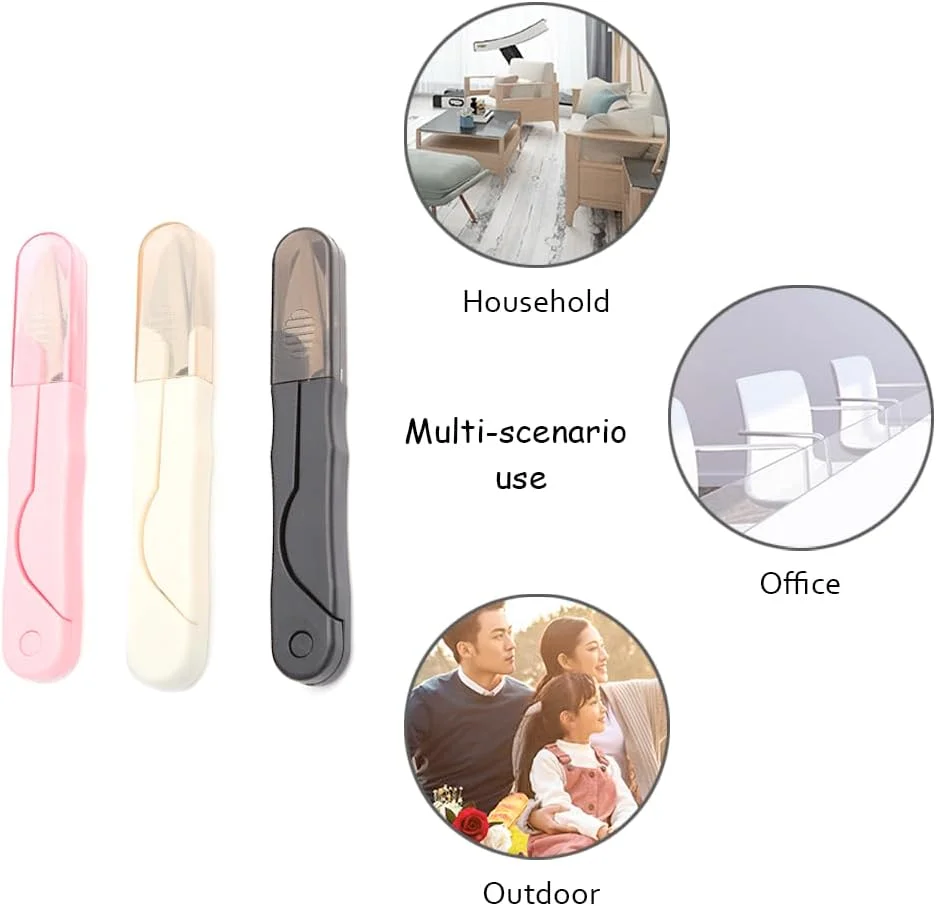 قیچی نخ چین YANWANDEFA، ست 3 عددی، قیچی خیاطی، نخچین کوچک، قیچی برش نخ با روکش ایمنی برای کارهای دستی DIY قیچی نخ چین YANWANDEFA، ست 3 عددی، قیچی خیاطی، نخچین کوچک، قیچی برش نخ با روکش ایمنی برای کارهای دستی DIY