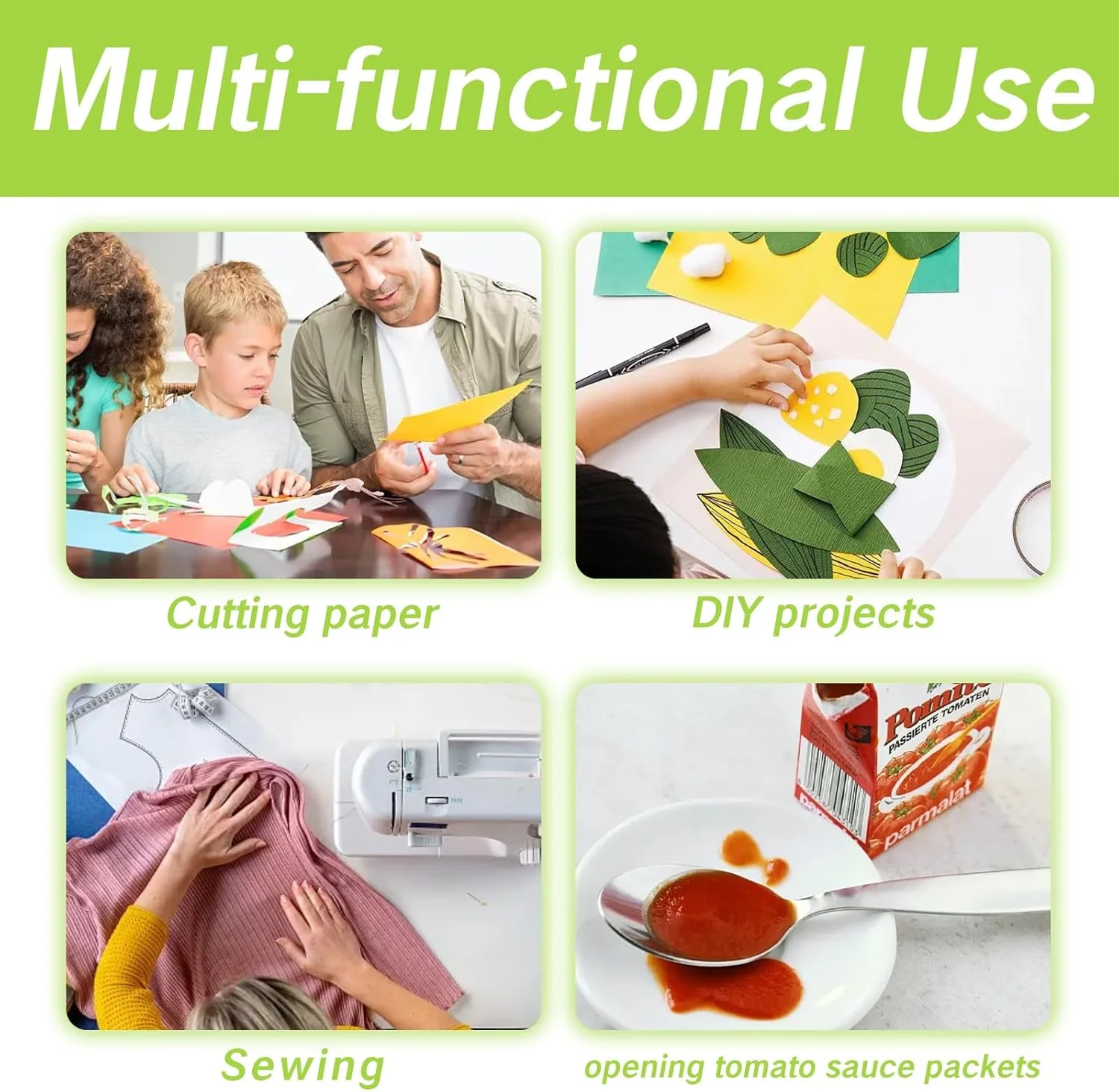 قیچی مسافرتی 3 عددی YAFIYGI تایید شده توسط TSA، تاشو، قابل حمل، مینی، تیغه های استیل ضد زنگ، دسته های پلاستیکی، جمع و جور، تاشو، سایز جیبی کوچک برای کوله پشتی، قیچی صنایع دستی، خانه قیچی مسافرتی 3 عددی YAFIYGI تایید شده توسط TSA، تاشو، قابل حمل، مینی، تیغه های استیل ضد زنگ، دسته های پلاستیکی، جمع و جور، تاشو، سایز جیبی کوچک برای کوله پشتی، قیچی صنایع دستی، خانه