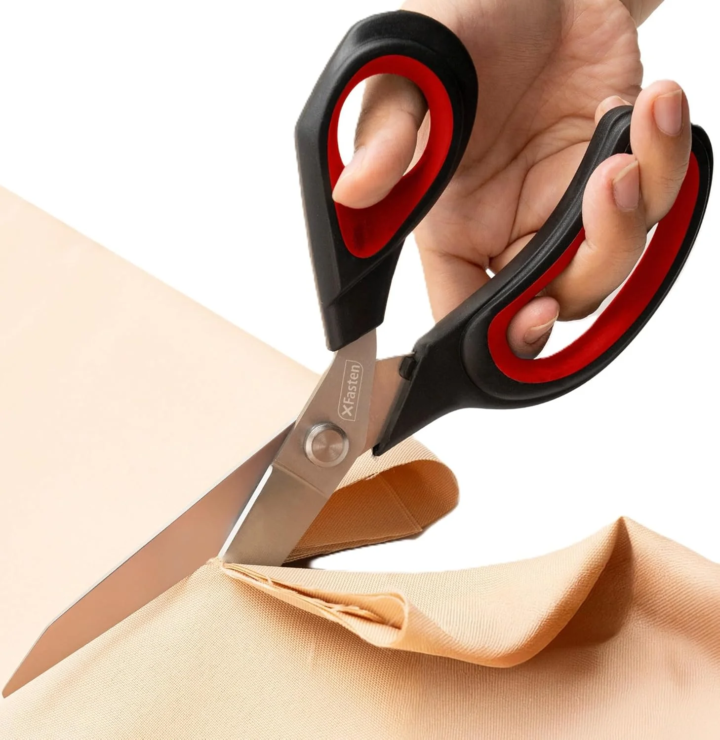 قیچی خیاطی حرفه ای سنگین XFasten، قیچی خیاطی فوق العاده تیز 9.5 اینچی برای برش پارچه | قیچی خیاطی برای پارچه قیچی خیاطی حرفه ای سنگین XFasten، قیچی خیاطی فوق العاده تیز 9.5 اینچی برای برش پارچه | قیچی خیاطی برای پارچه