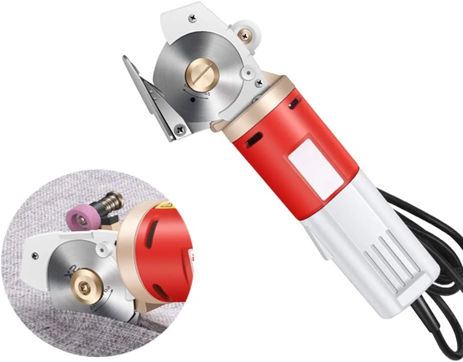 قیچی برقی گرد WWART، چاقوی پارچه ای، دستگاه برش قابل حمل خیاطی برای پارچه، چرم، فرش قیچی برقی گرد WWART، چاقوی پارچه ای، دستگاه برش قابل حمل خیاطی برای پارچه، چرم، فرش