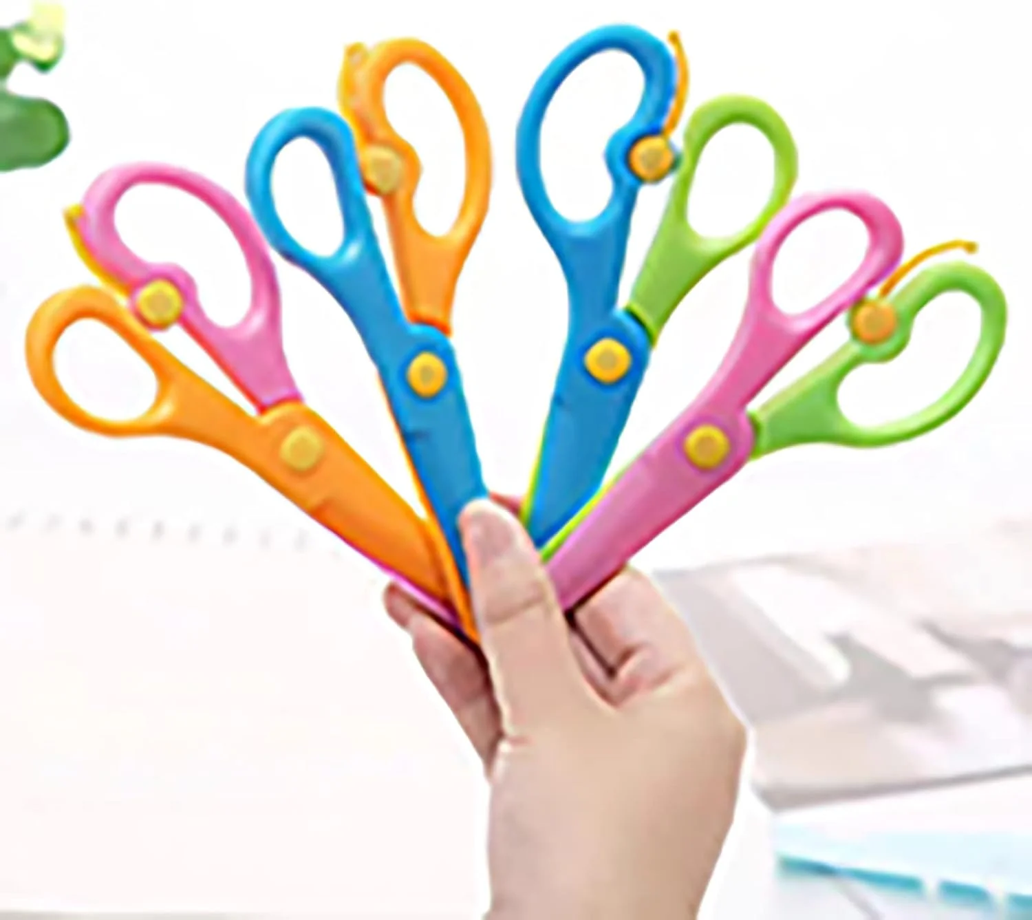 قیچی ایمنی کودکان WUDQIJI بسته 8 عددی، قیچی کودکانه مناسب 2 سال به بالا، قیچی کاغذی، قیچی ایمنی کودکان، قیچی کاردستی پیش دبستانی، قیچی مهد کودک، قیچی مبتدی برای کاردستی های DIY قیچی ایمنی کودکان WUDQIJI بسته 8 عددی، قیچی کودکانه مناسب 2 سال به بالا، قیچی کاغذی، قیچی ایمنی کودکان، قیچی کاردستی پیش دبستانی، قیچی مهد کودک، قیچی مبتدی برای کاردستی های DIY