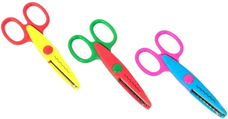 قیچی زیگزاگ آسیاب بادی 3 عددی رنگ های متنوع قیچی زیگزاگ آسیاب بادی 3 عددی رنگ های متنوع