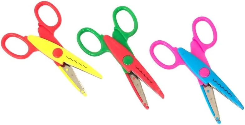 قیچی زیگزاگ آسیاب بادی 3 عددی رنگ های متنوع قیچی زیگزاگ آسیاب بادی 3 عددی رنگ های متنوع