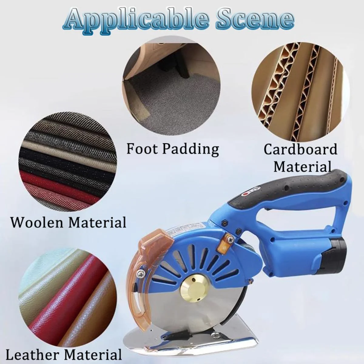 قیچی برقی پارچه WJFZDLUCK، قابل حمل، شارژی، با حداکثر ضخامت برش 2.7/3.2/4 سانتی متر و عملکرد روشنایی برای فرش، چرم، نمد (2 باتری)، 3.2 سانتی متر قیچی برقی پارچه WJFZDLUCK، قابل حمل، شارژی، با حداکثر ضخامت برش 2.7/3.2/4 سانتی متر و عملکرد روشنایی برای فرش، چرم، نمد (2 باتری)، 3.2 سانتی متر