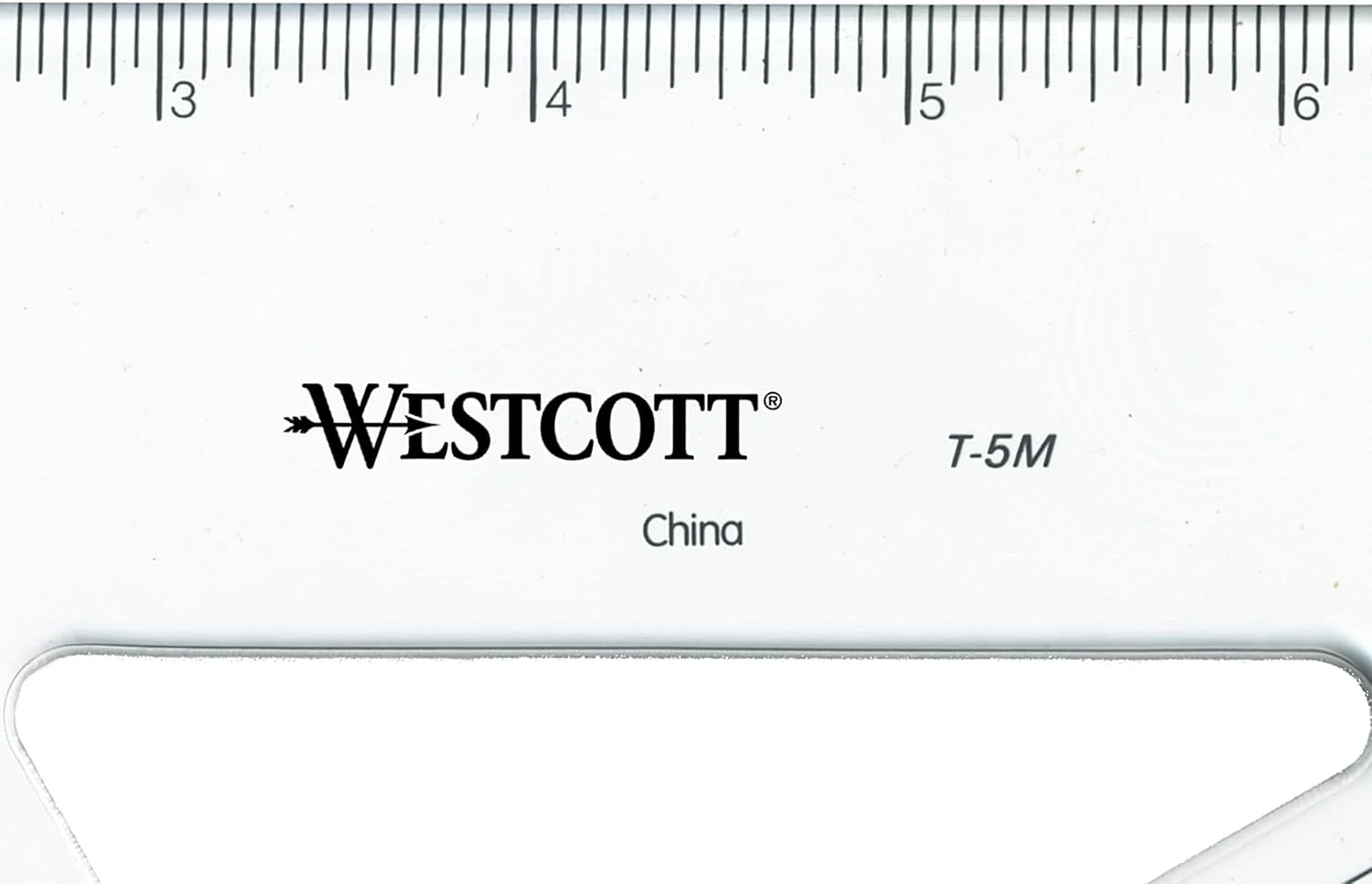 گونیا مثلثی وست‌کات، 30/60 درجه، شفاف، 12 اینچ (T-5M)