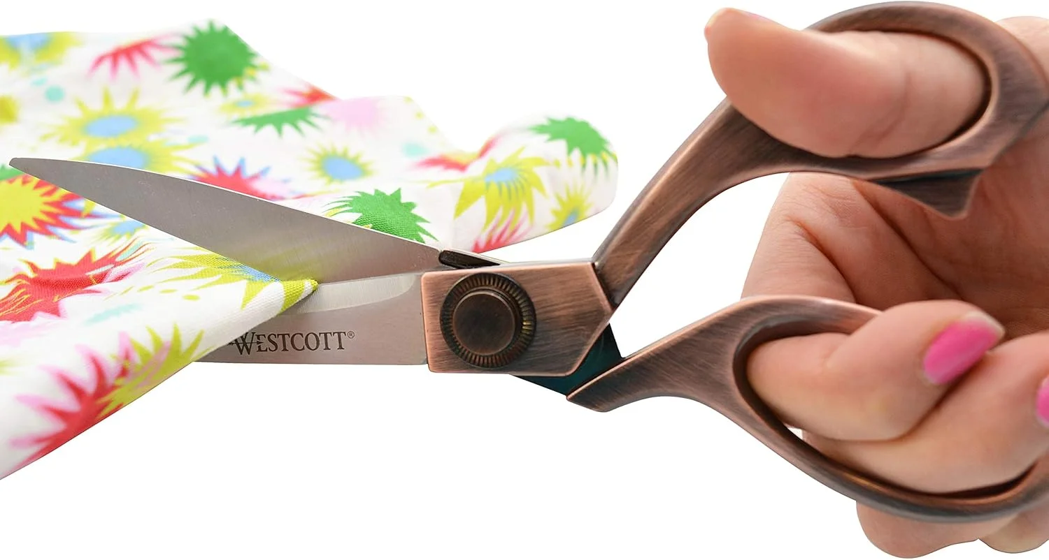 قیچی 8 اینچی خمیده با روکش مسی آنتیک Westcott، بسته 2 عددی قیچی 8 اینچی خمیده با روکش مسی آنتیک Westcott، بسته 2 عددی