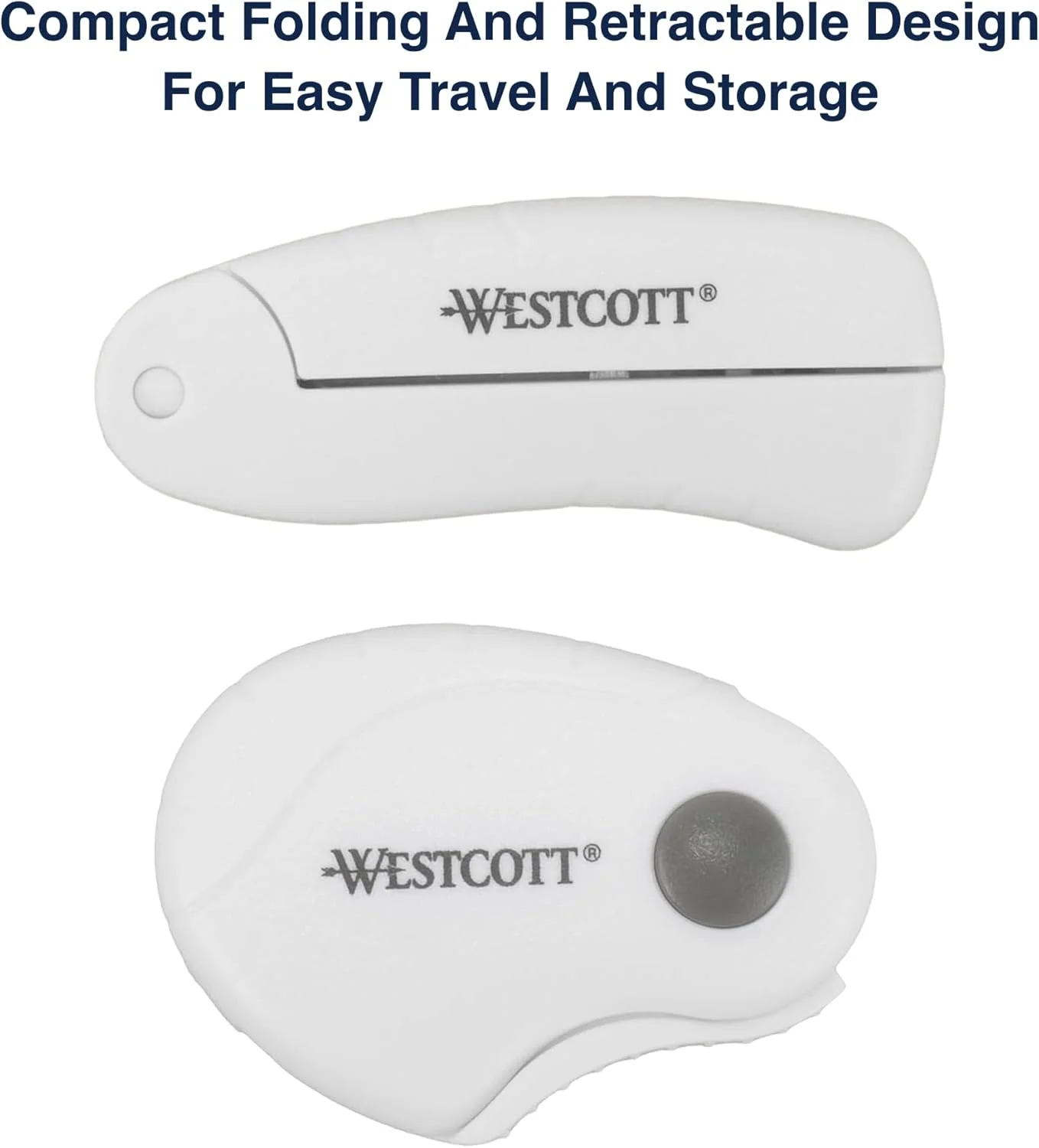 ست مینی قیچی و کاتر چرخشی تیتانیومی Westcott برای صنایع دستی و خیاطی، شامل قیچی برای پارچه و کاغذ، 2 تکه ست مینی قیچی و کاتر چرخشی تیتانیومی Westcott برای صنایع دستی و خیاطی، شامل قیچی برای پارچه و کاغذ، 2 تکه