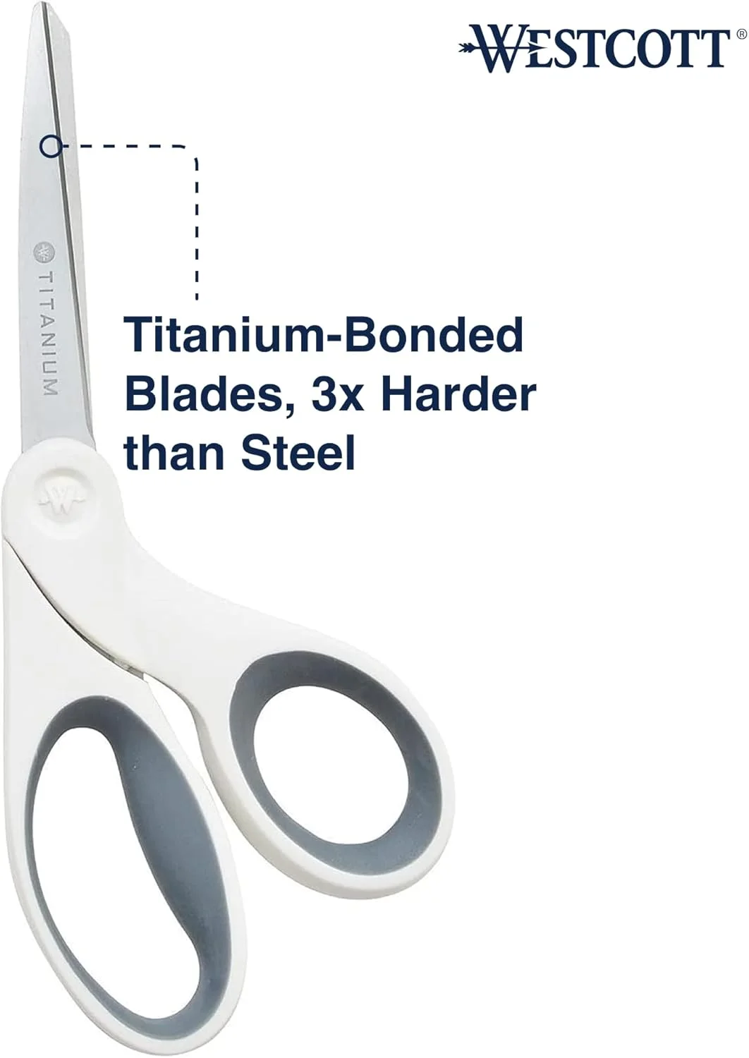 قیچی کاردستی تیتانیومی Westcott Acme، چند رنگ، 25.9 x 11.43 x 1.52 سانتی متر قیچی کاردستی تیتانیومی Westcott Acme، چند رنگ، 25.9 x 11.43 x 1.52 سانتی متر