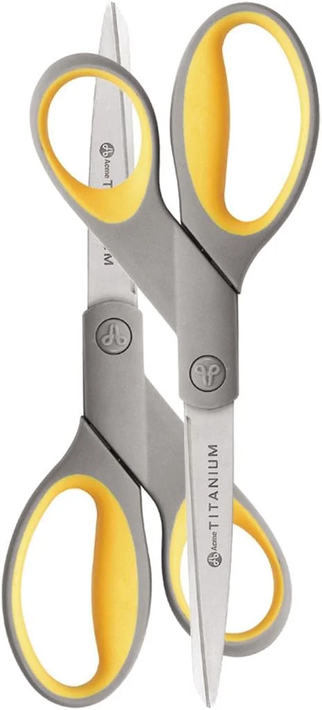 قیچی تیتانیومی وستکات، 8 اینچ، تیغه صاف، بسته 2 عددی قیچی تیتانیومی وستکات، 8 اینچ، تیغه صاف، بسته 2 عددی