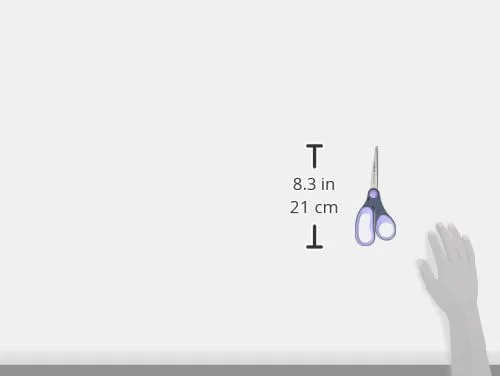 قیچی نچسب با روکش تیتانیوم وستکات، بنفش، 8 اینچ قیچی نچسب با روکش تیتانیوم وستکات، بنفش، 8 اینچ