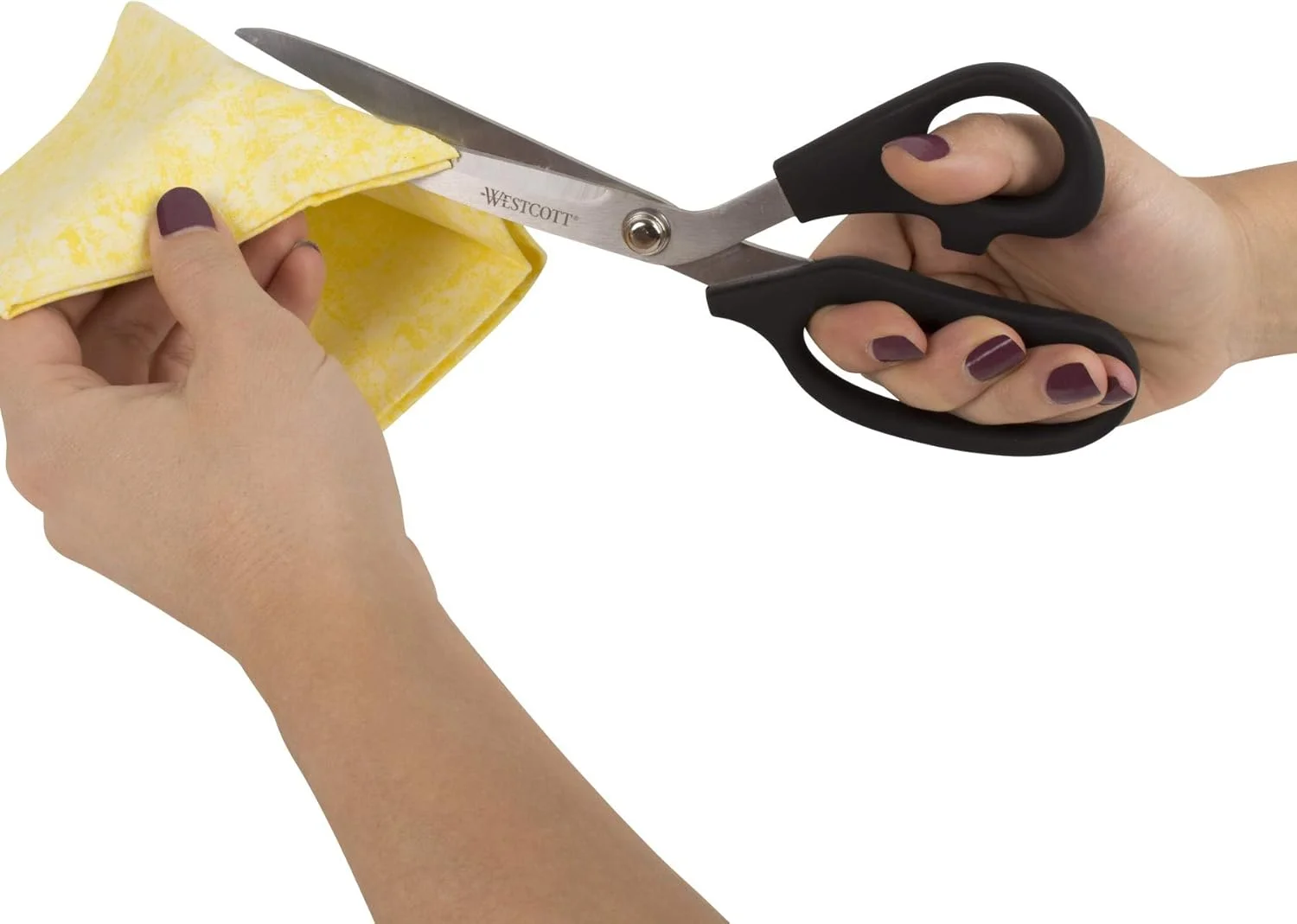 قیچی خیاطی خمیده 23 سانتی متری همه کاره Westcott All Purpose Plus