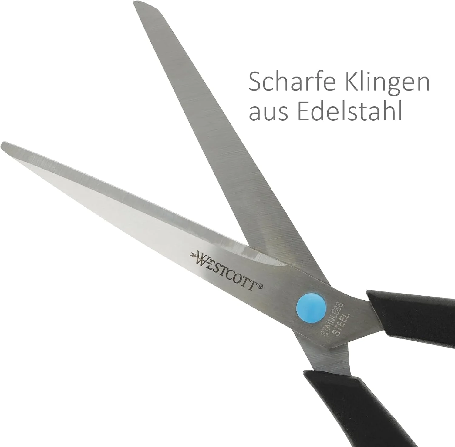 قیچی دسته نرم وستcott N-9002700 با طراحی آسان - مشکی/آبی (ست 3 عددی) قیچی دسته نرم وستcott N-9002700 با طراحی آسان - مشکی/آبی (ست 3 عددی)