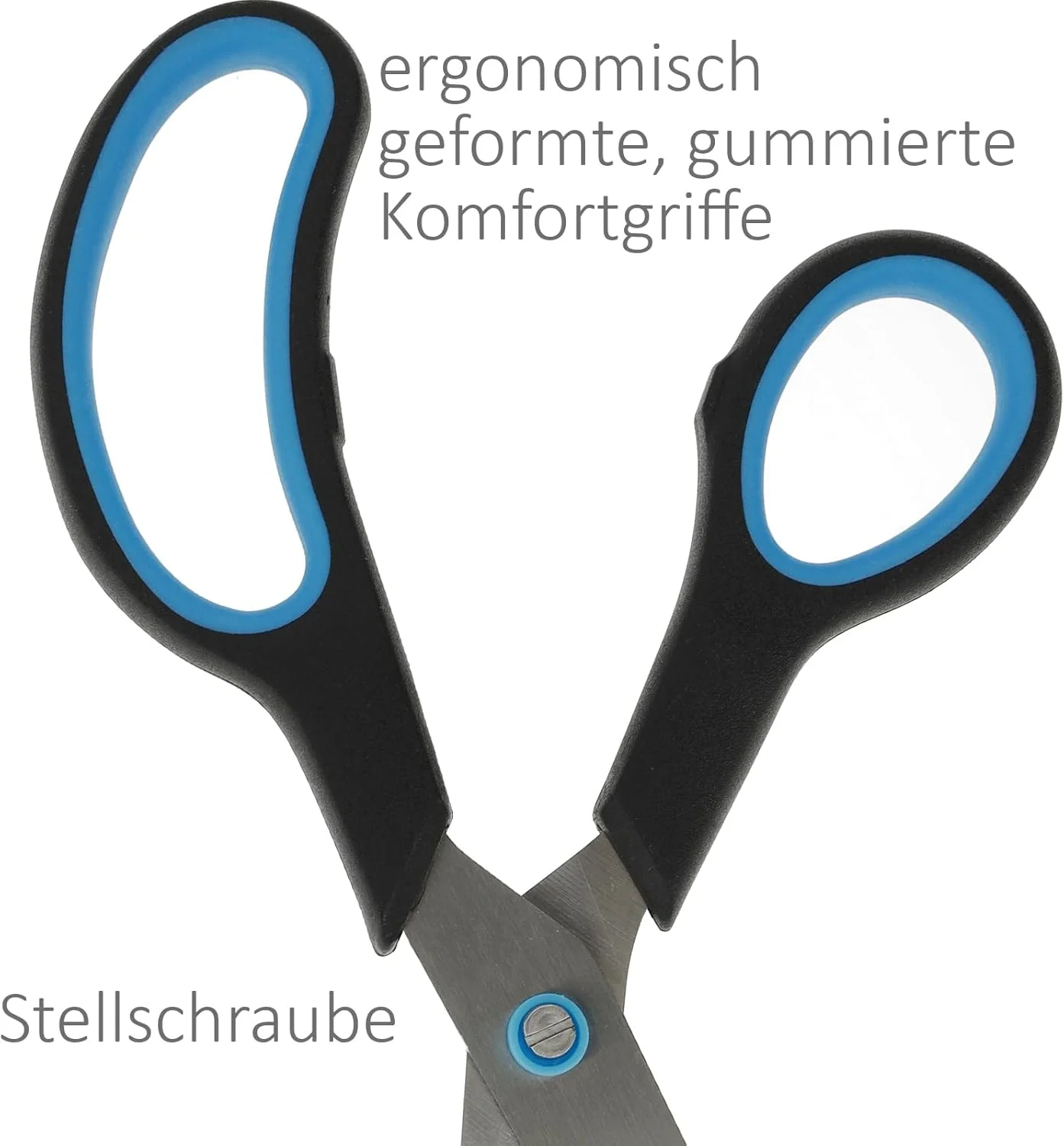 قیچی دسته نرم وستcott N-9002700 با طراحی آسان - مشکی/آبی (ست 3 عددی) قیچی دسته نرم وستcott N-9002700 با طراحی آسان - مشکی/آبی (ست 3 عددی)