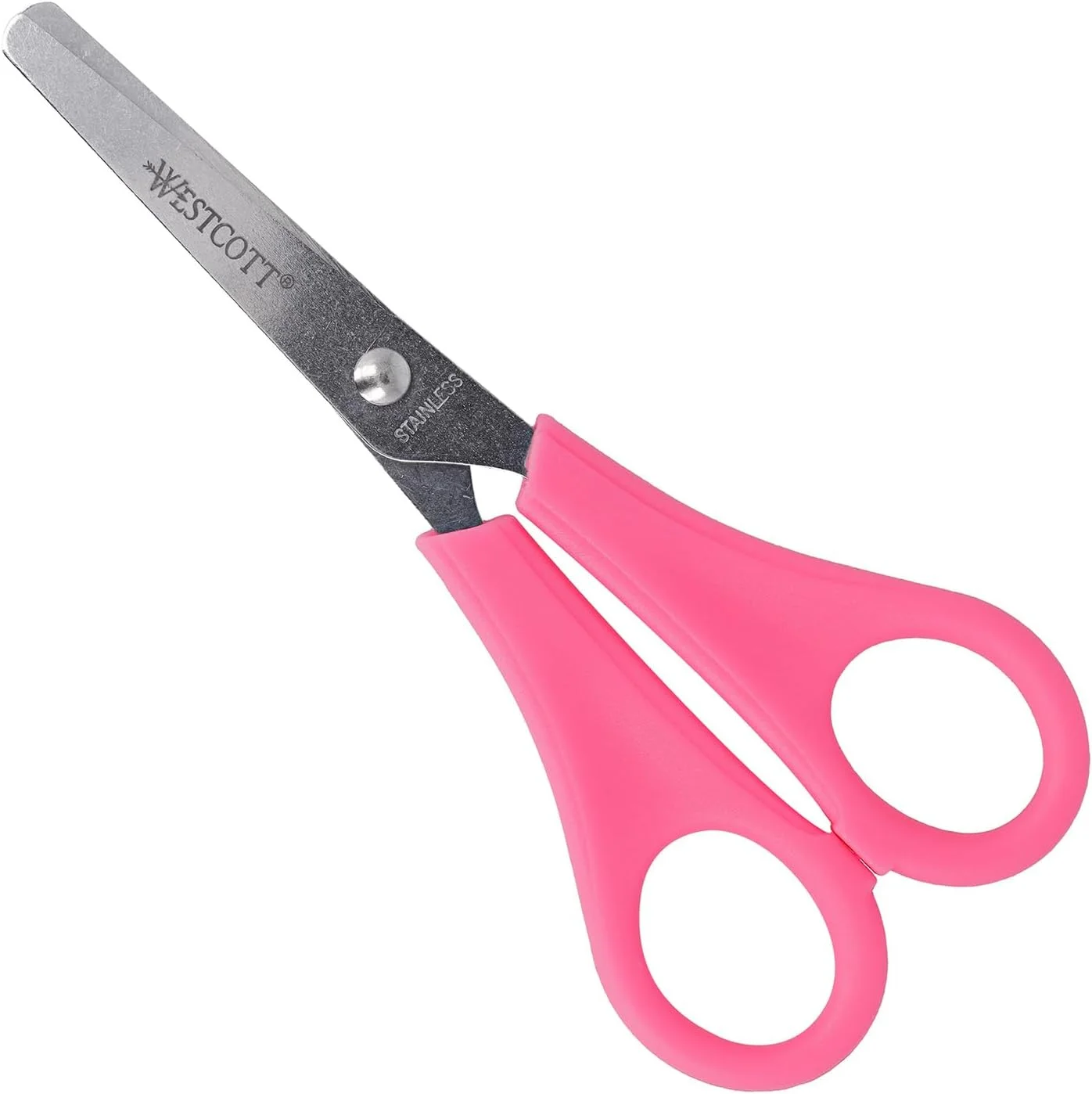 قیچی کودکانه وستکات، صورتی، راست دست | قیچی با مقیاس 5 سانتیمتری یکپارچه | قیچی کاردستی، 13 سانتیمتر (5 اینچ)، ایده آل برای دستان کودکان | نوک گرد | E-21591 00 قیچی کودکانه وستکات، صورتی، راست دست | قیچی با مقیاس 5 سانتیمتری یکپارچه | قیچی کاردستی، 13 سانتیمتر (5 اینچ)، ایده آل برای دستان کودکان | نوک گرد | E-21591 00