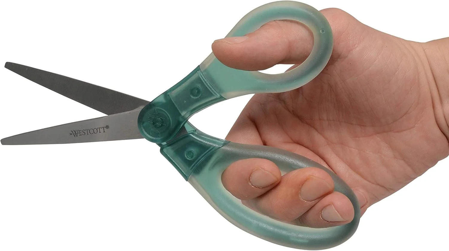 قیچی چند منظوره 8 اینچی Westcott با دسته ژله ای، مناسب برای دفتر و خانه، سبز قیچی چند منظوره 8 اینچی Westcott با دسته ژله ای، مناسب برای دفتر و خانه، سبز