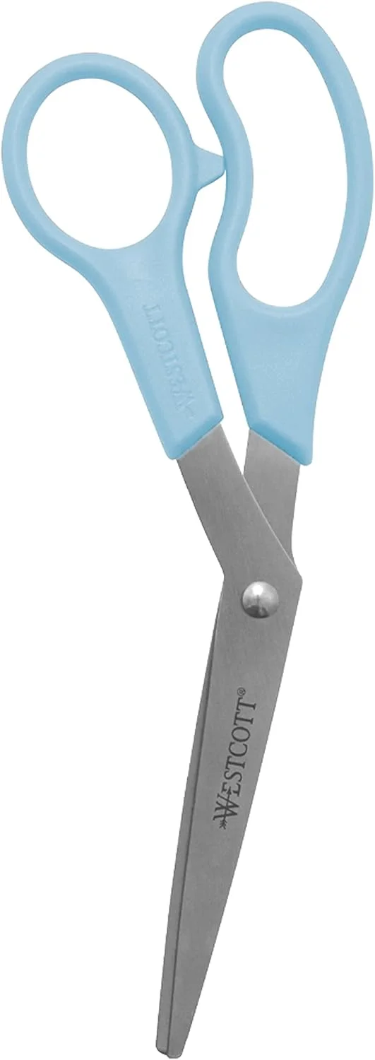 قیچی همه کاره خمیده 8 اینچی Westcott، بسته 3 عددی، رنگ های متنوع قیچی همه کاره خمیده 8 اینچی Westcott، بسته 3 عددی، رنگ های متنوع