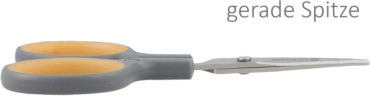 قیچی های سیلوئت سوپر تیتانیومی با دسته نرم Westcott E-30440 I - 00، طول 10 سانتی متر، بسته 6 عددی، خاکستری/زرد قیچی های سیلوئت سوپر تیتانیومی با دسته نرم Westcott E-30440 I - 00، طول 10 سانتی متر، بسته 6 عددی، خاکستری/زرد