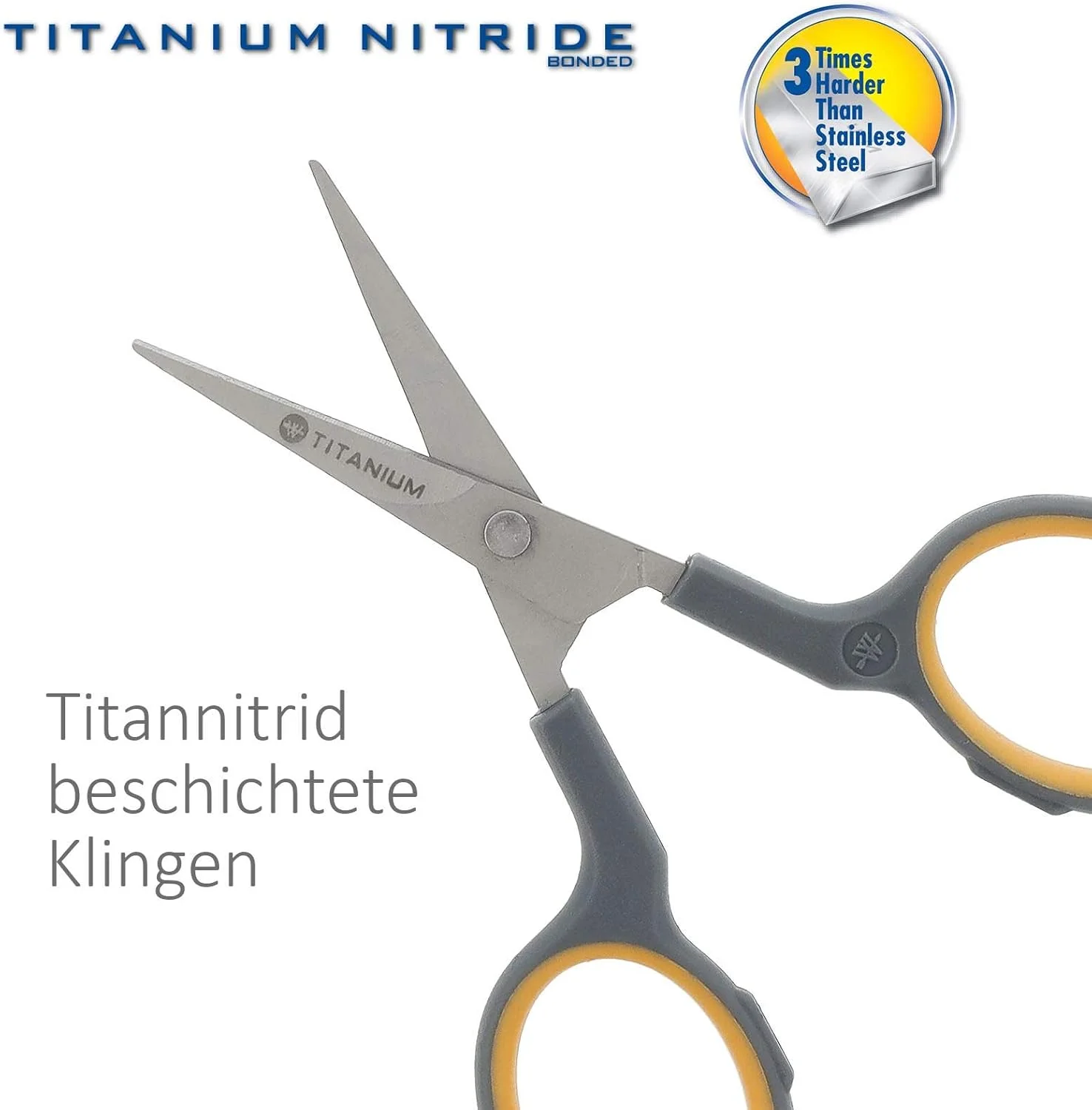 قیچی های سیلوئت سوپر تیتانیومی با دسته نرم Westcott E-30440 I - 00، طول 10 سانتی متر، بسته 6 عددی، خاکستری/زرد قیچی های سیلوئت سوپر تیتانیومی با دسته نرم Westcott E-30440 I - 00، طول 10 سانتی متر، بسته 6 عددی، خاکستری/زرد