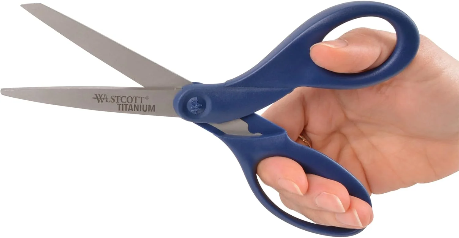 قیچی سنگین وستکات 17509 با تیغه تیتانیومی 8 اینچی، سرمه ای قیچی سنگین وستکات 17509 با تیغه تیتانیومی 8 اینچی، سرمه ای