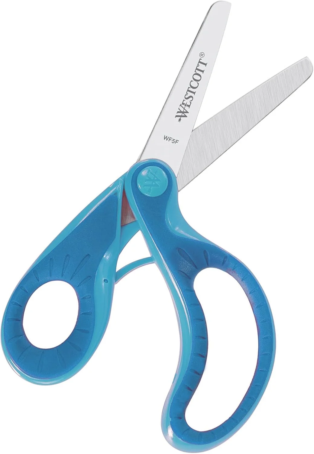 قیچی ارگونومیک نرم Westcott E-22002 00 Ergo Junior - آبی قیچی ارگونومیک نرم Westcott E-22002 00 Ergo Junior - آبی