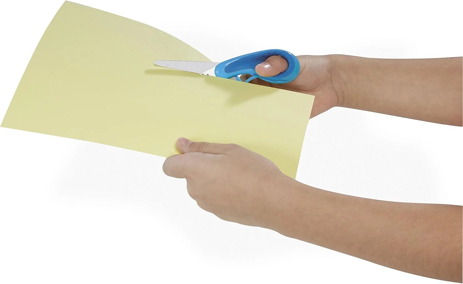 قیچی ارگونومیک نرم Westcott E-22002 00 Ergo Junior - آبی قیچی ارگونومیک نرم Westcott E-22002 00 Ergo Junior - آبی