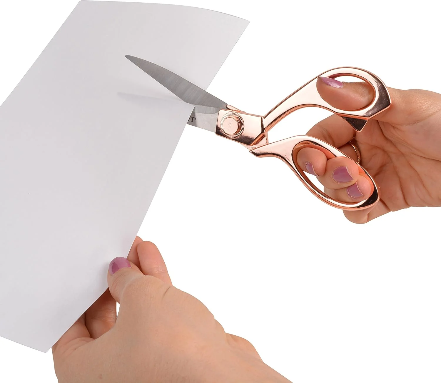 قیچی استیل رزگلد 20.3 سانتی متری وستکات مدل 16968 مناسب برای دفتر و خانه قیچی استیل رزگلد 20.3 سانتی متری وستکات مدل 16968 مناسب برای دفتر و خانه